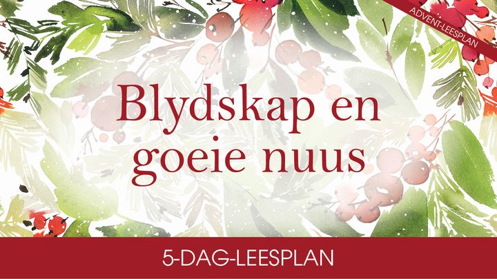 Blydskap en goeie nuus deur Nina Smit