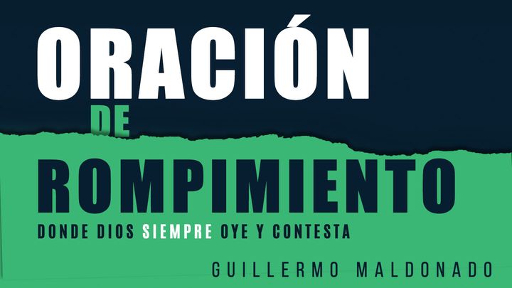 Oración de rompimiento