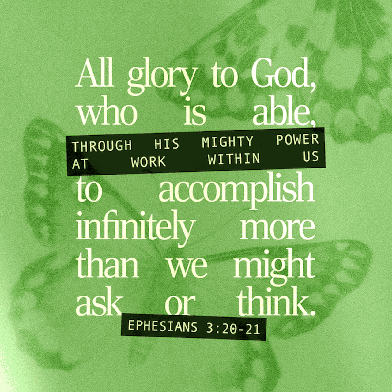 Ephesians 3:20-21 - Compare All Versions - Bible App