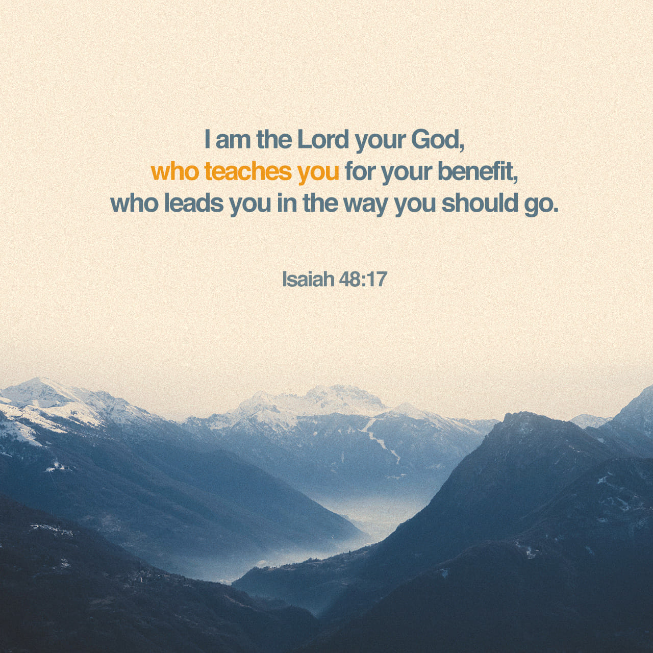 Isaiah 48:17 Compare All Versions | The Bible App | Bible.com