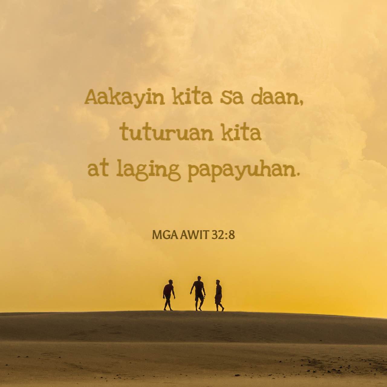 psalm 32 verse 8 tagalog