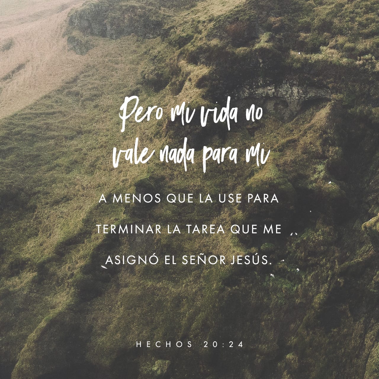 Hechos 20:24-32 Sin embargo, considero que mi vida carece de valor para mí  mismo, con tal de que termine mi carrera y lleve a cabo el servicio que me  ha encomendado el