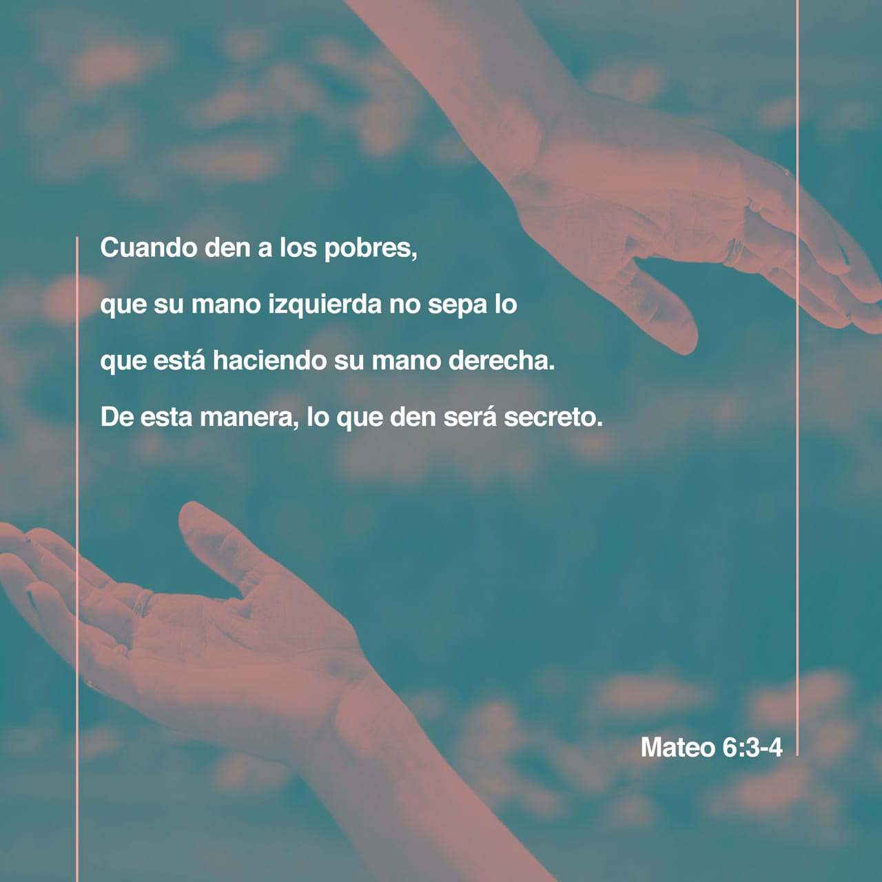 Mateo 6:4 Entrega Tu Ayuda En Privado, Y Tu Padre, Quien Todo Lo Ve, Te ...