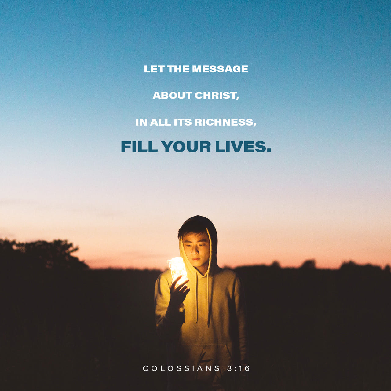 Colossians 3:16 Let the word of Christ dwell in you richly in all wisdom; teaching and admonishing one another in psalms and hymns and spiritual songs, singing with grace in your hearts to the Lord. | King James Version (KJV) | Download The Bible App Now