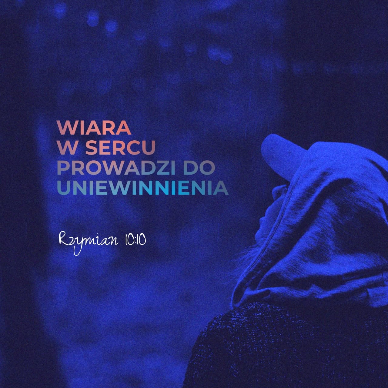 Rzymian 10:10 Sercem bowiem wierzy się ku sprawiedliwości, a ustami ...