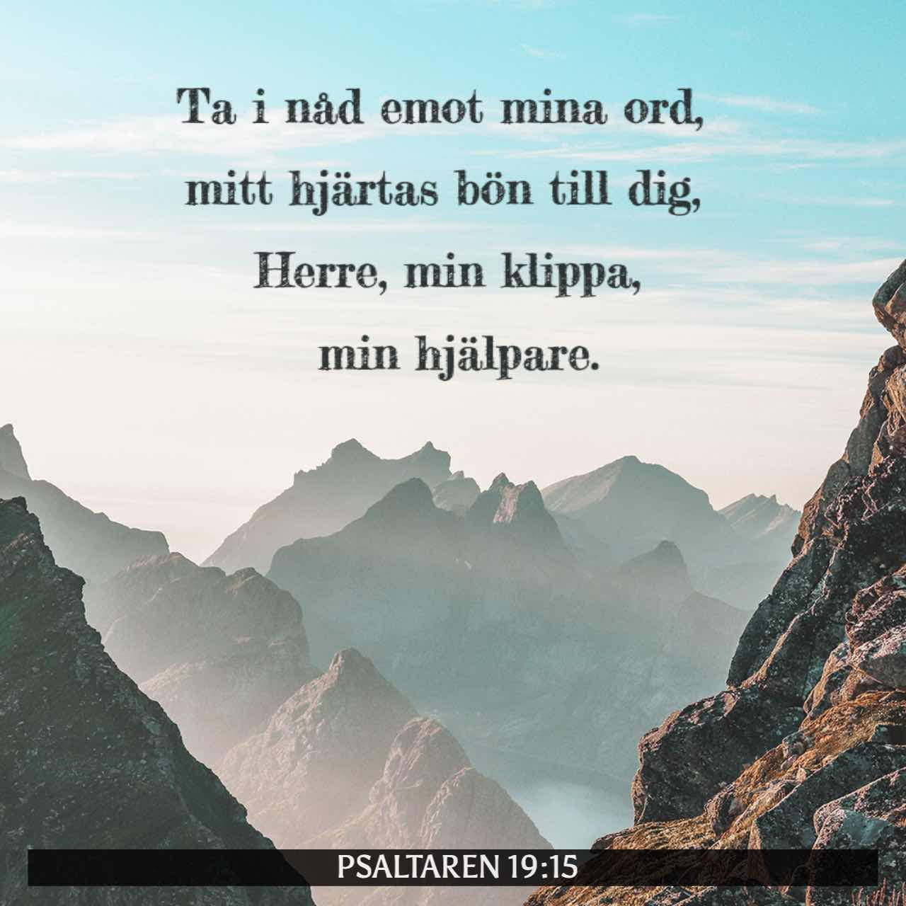 Bible Verse of the Day - day 21 - image 49209 (Psaltaren 19:14)