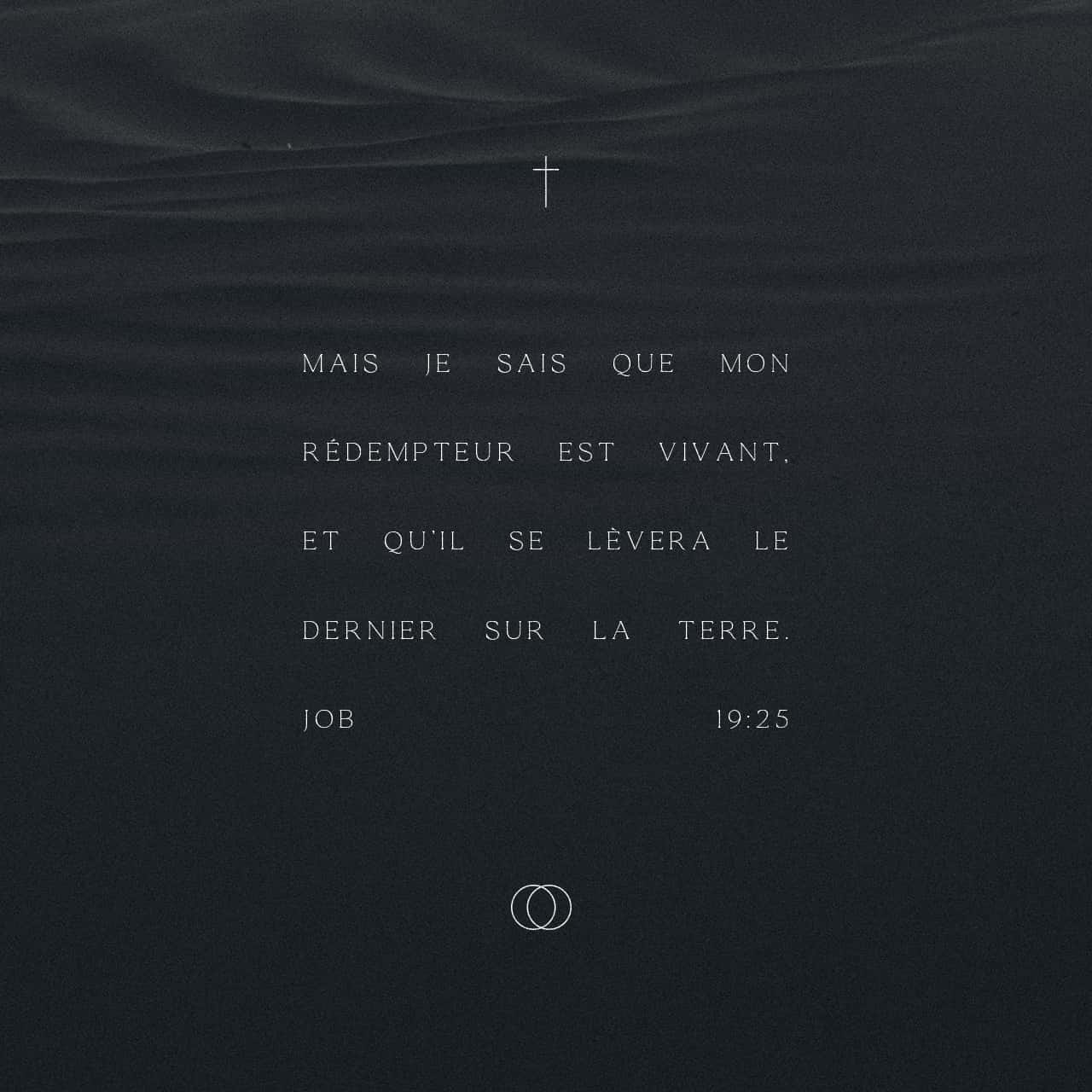 Job 19:23-27 « Je voudrais qu’on mette mes paroles par écrit, qu’on les ...
