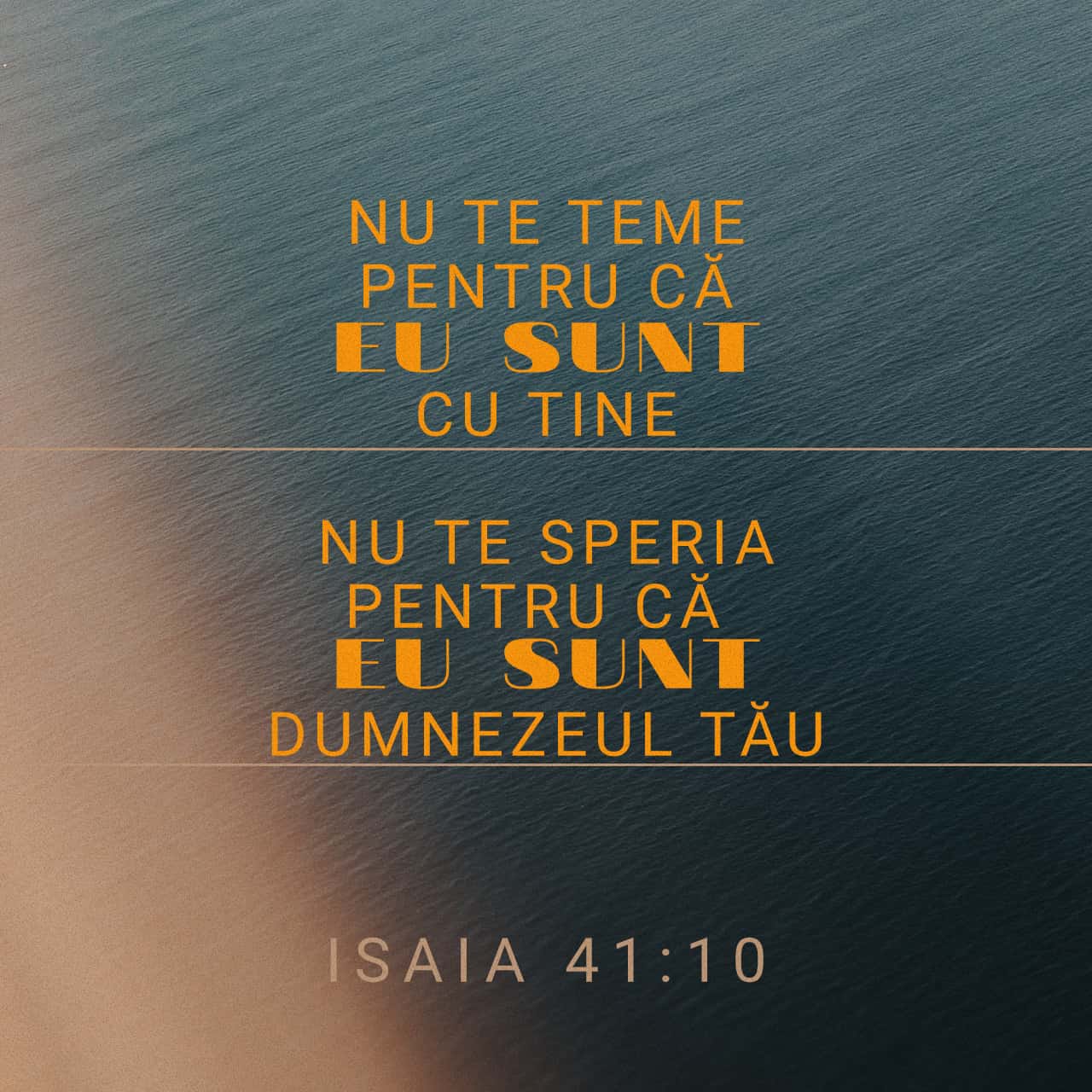 Isaia 41:10 - Verset ilustrat