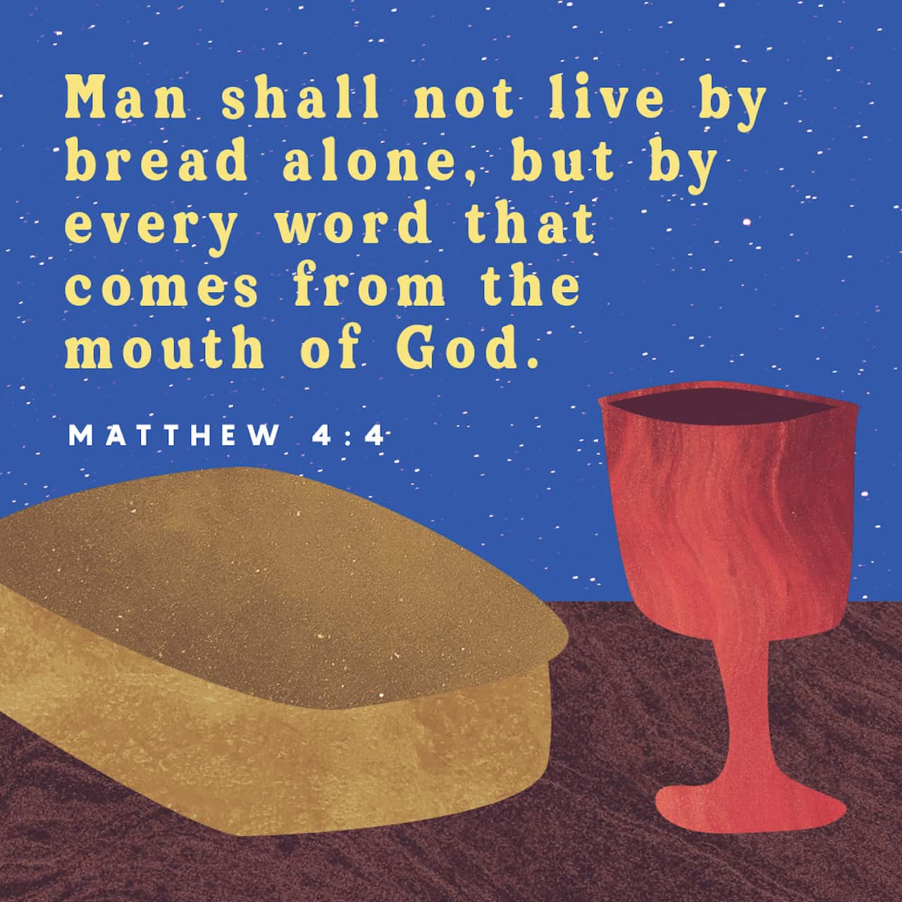 Matthew 4 4 But He Answered And Said It Is Written Man Shall Not Live 