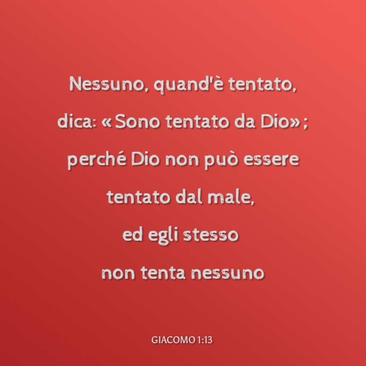 EPISTOLA DI S. 113 Nessuno, quand'è tentato, dica Io son