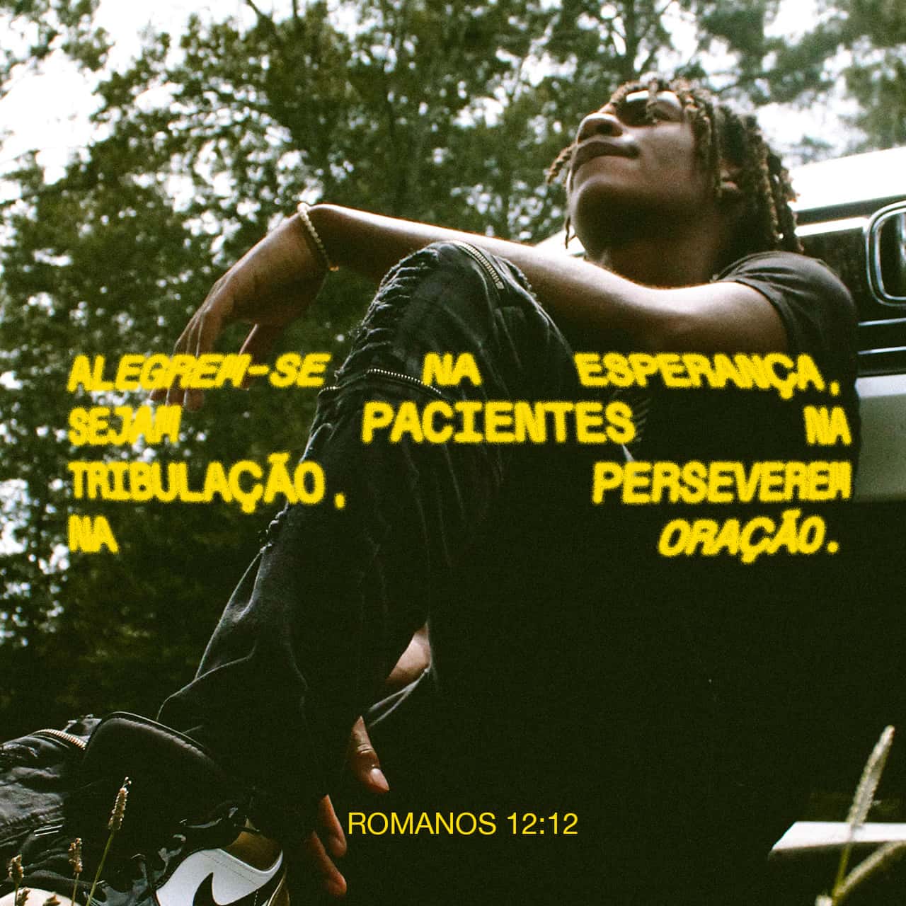 Romanos 12:12-19 regozijai-vos na esperança, sede pacientes na ...