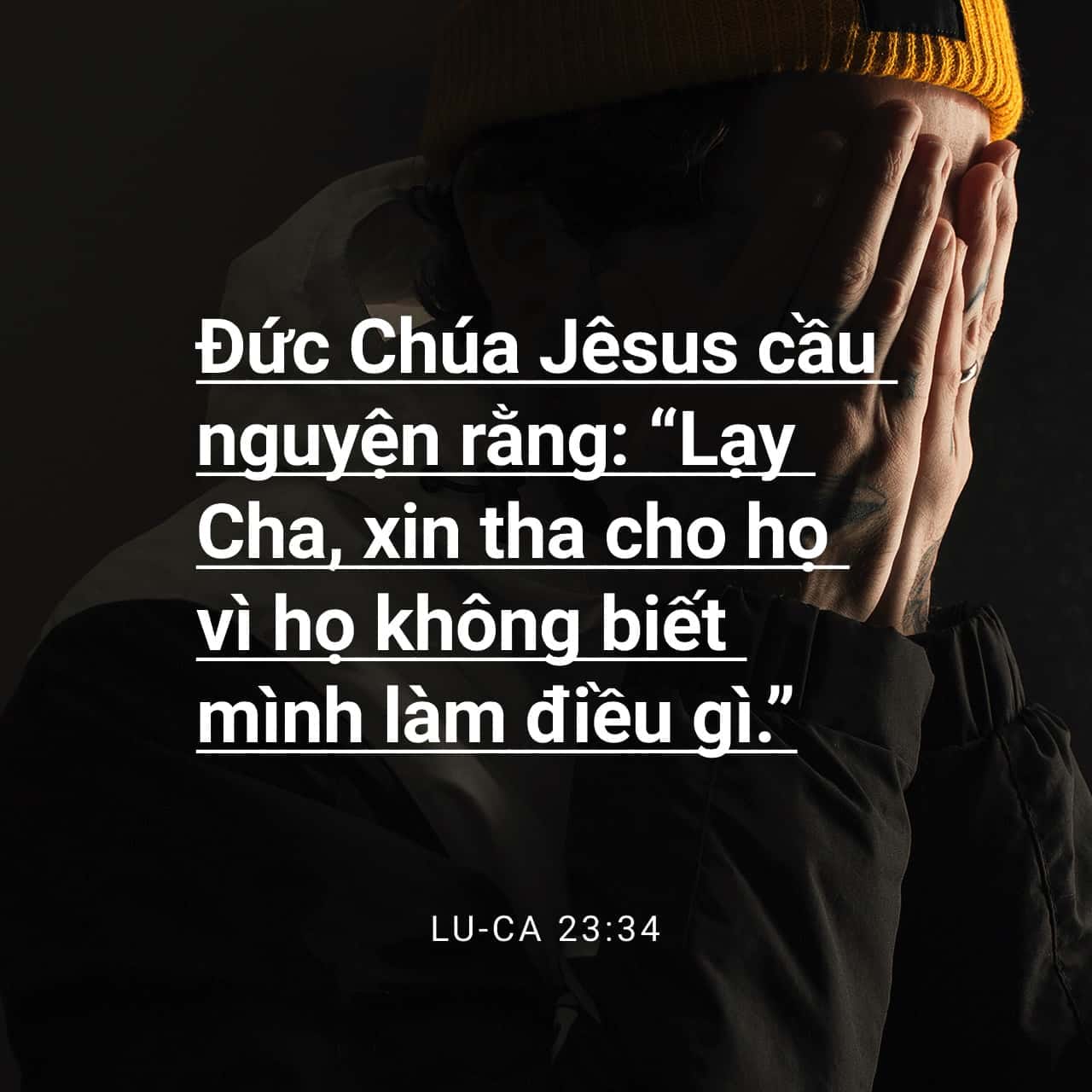 Lu ca 23 34 Song c Ch a J sus c u r ng L y Cha xin tha cho h