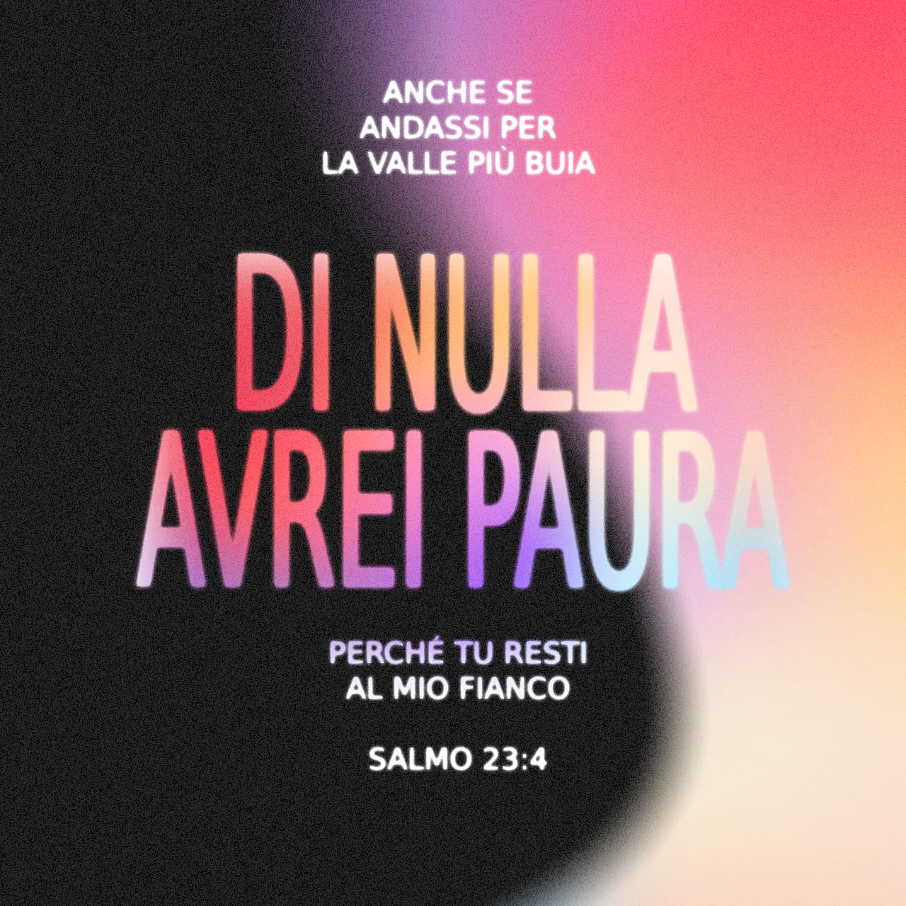 perchè tu sei con me