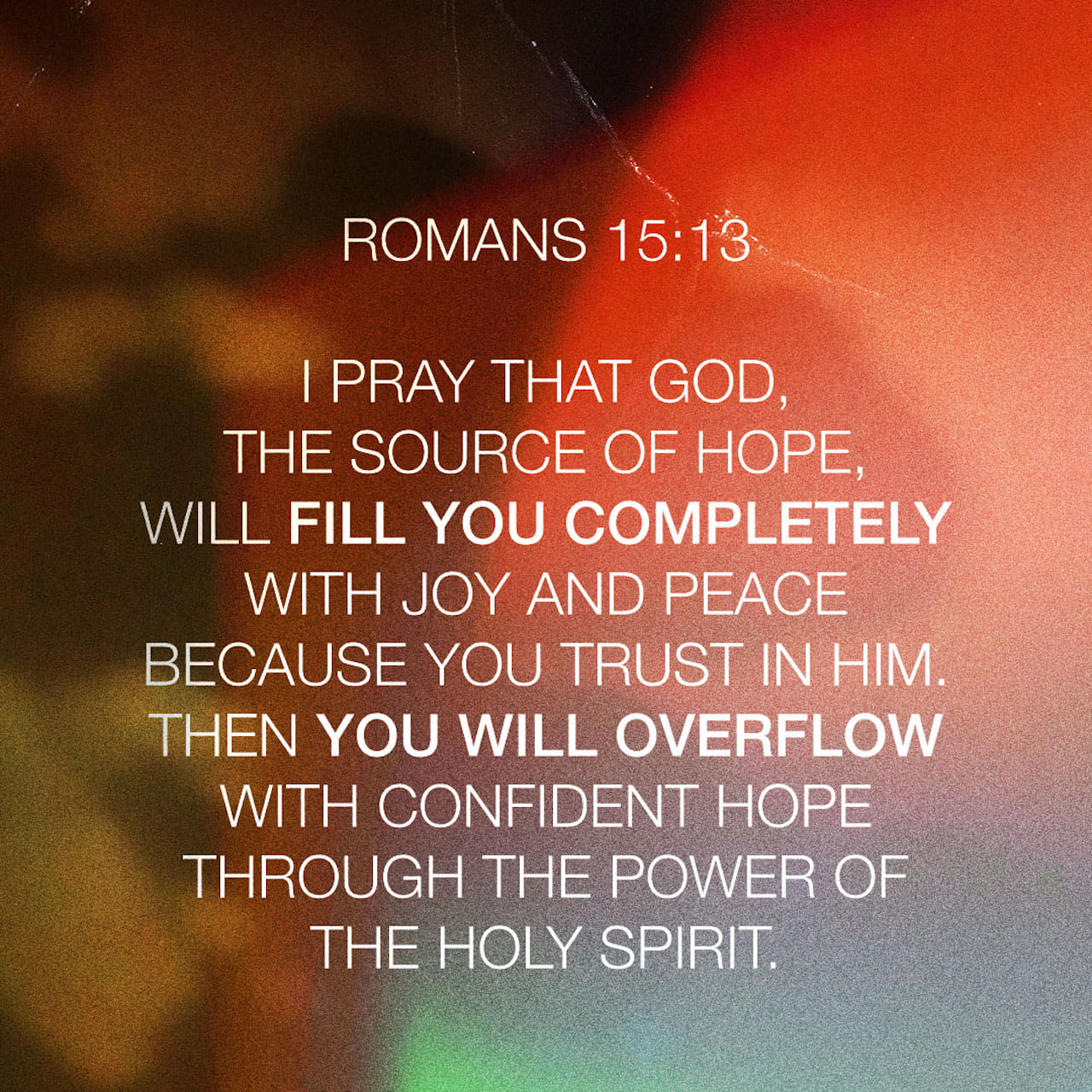 Shared Post Now The God Of Hope Fill You With All Joy And 