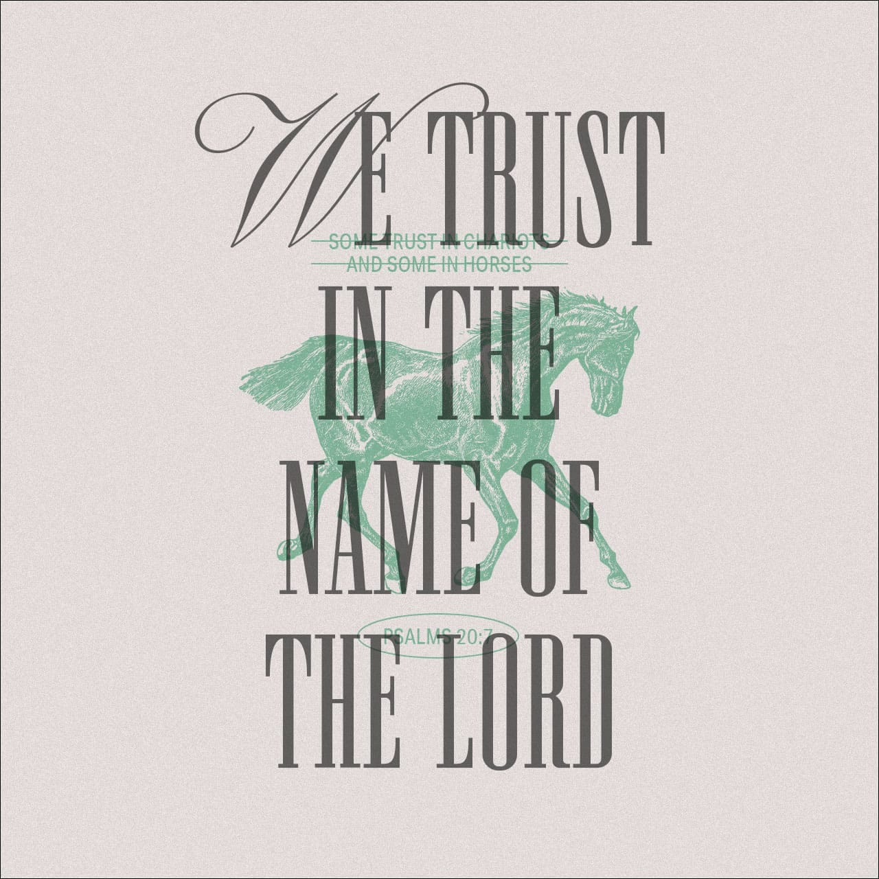 Psalm 20:7-9 Some trust in chariots, and some in horses:
But we will remember the name of the LORD our God.
They are brought down and fallen:
But we are risen, and stand upright.

Save, LORD:
Let the king hear us  | King James Version (KJV) | Download The