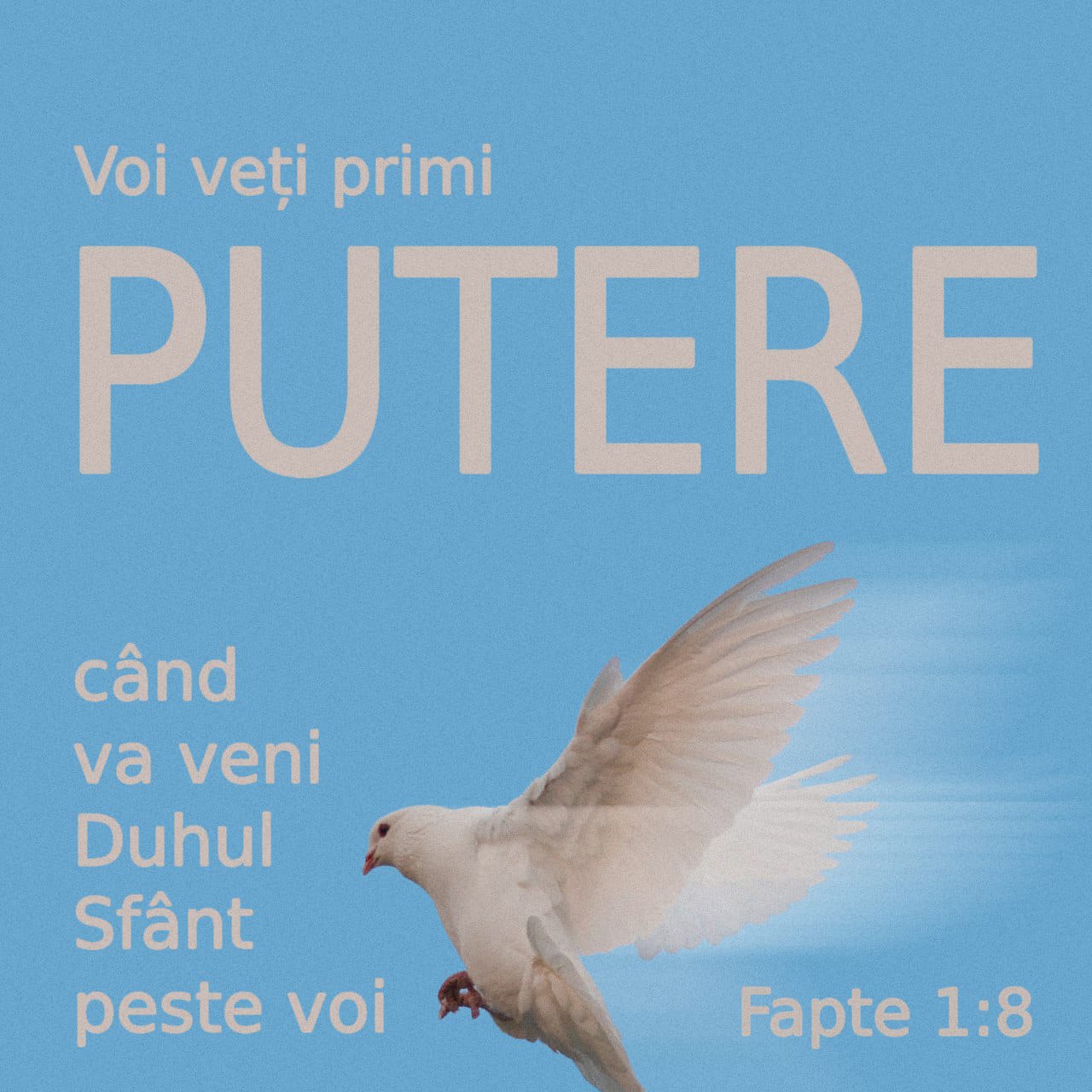 Faptele apostolilor 1:8 Ci veți primi putere după ce Duhul Sfânt va fi ...