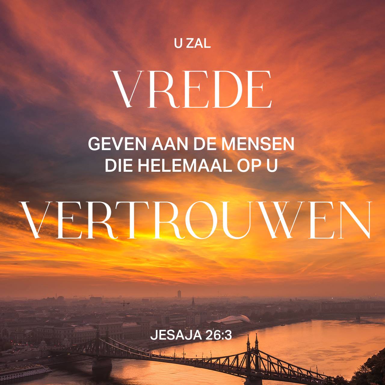 Muziek In De Bijbel Jesaja 26:3 Vastberaden als het is, bewaart U het in vrede, ja, in