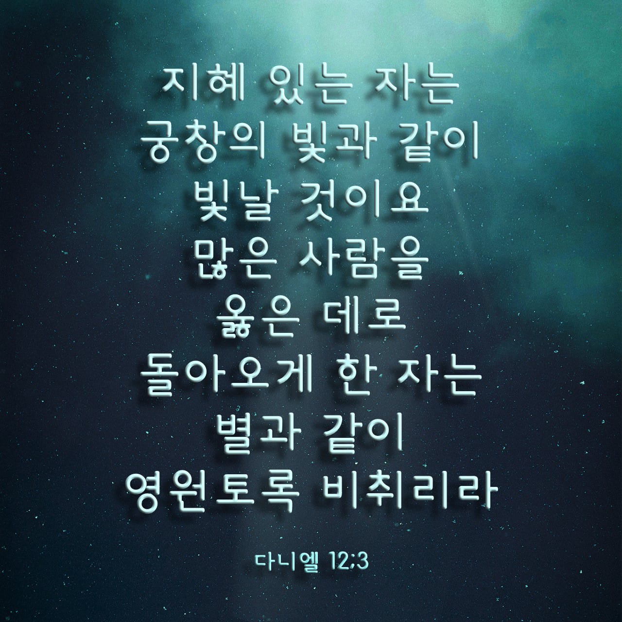 다니엘 12:3 - 모든 번역본 비교 - 성경 앱