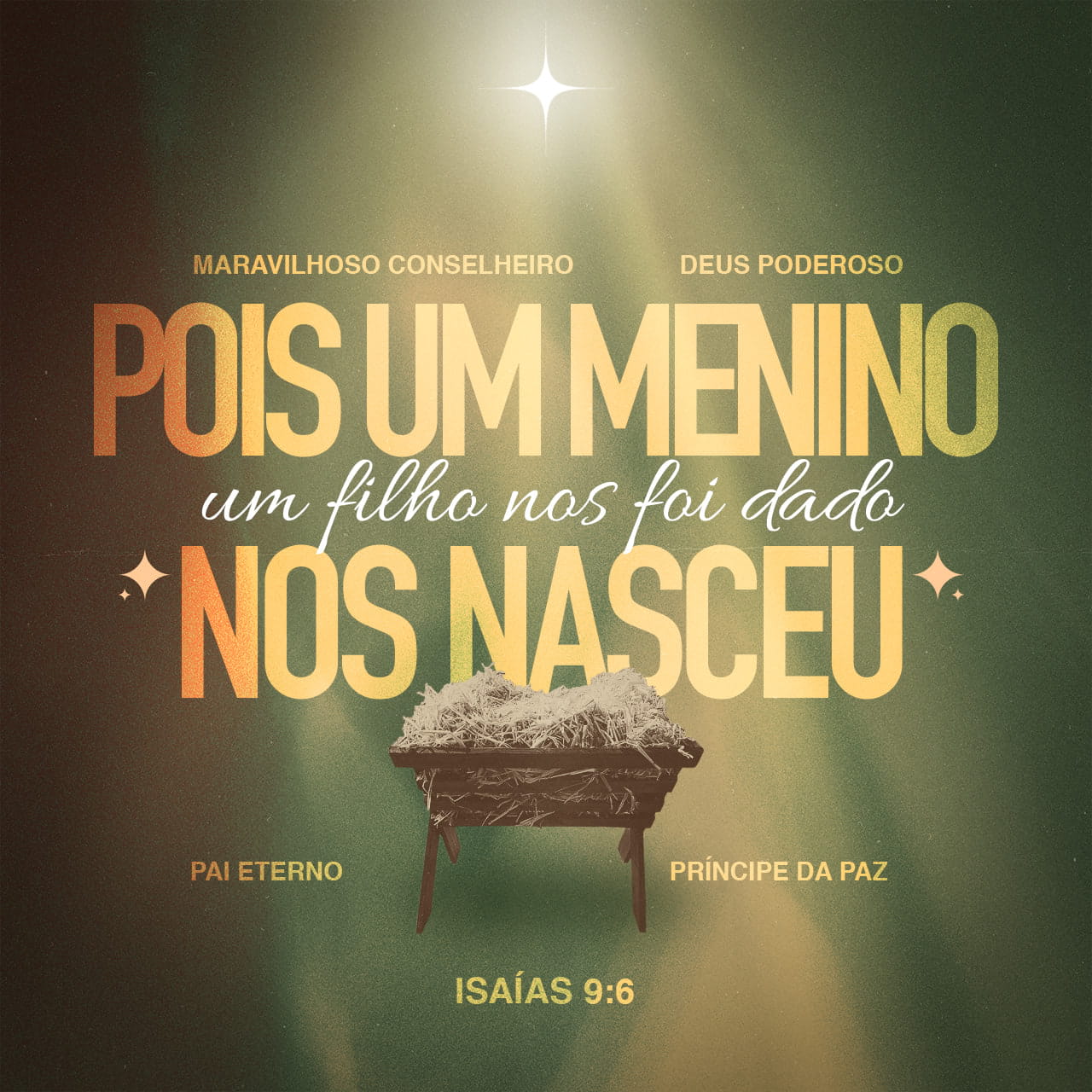 Isaías 9:6 Pois já nasceu uma criança, Deus nos mandou um menino que será o  nosso rei. Ele será chamado de “Conselheiro Maravilhoso”, “Deus Poderoso”,  “Pai Eterno”, “Príncipe da Paz”. | Nova