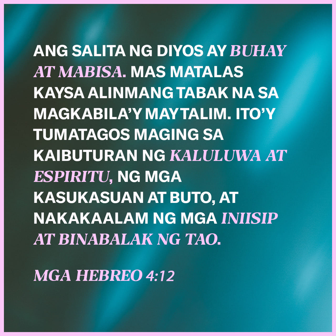 Pang Araw Araw Na Salita Ng Diyos Araw Araw Na Mga Salita Ng Diyos ...