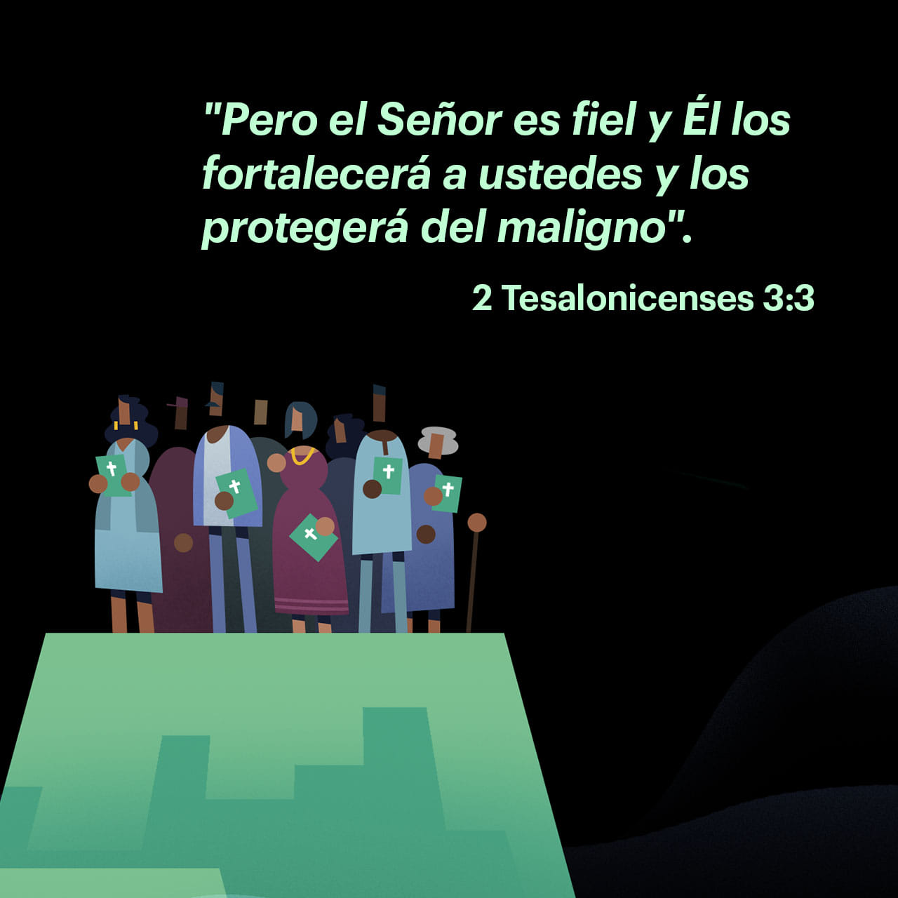 2 Tesalonicenses 3:3 Pero fiel es el Señor, que os afirmará y guardará del  mal. | Biblia Reina Valera 1960 (RVR1960) | Download The Bible App Now