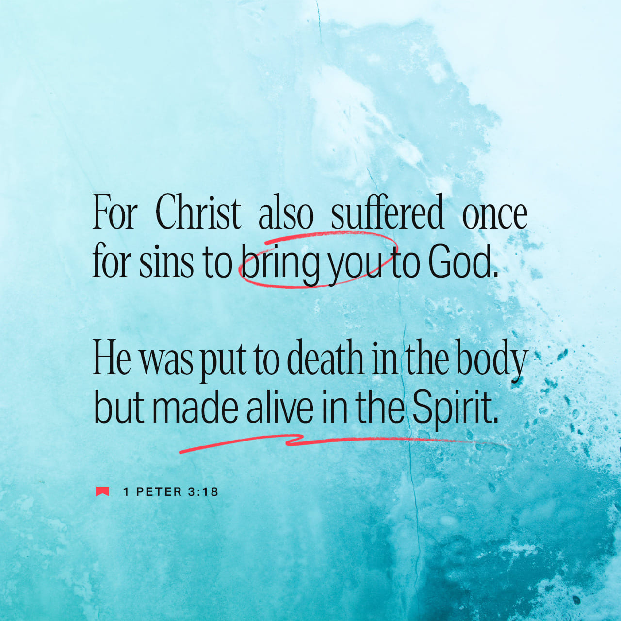 1 Peter 3:18, 22 Christ suffered for our sins once for all time. He ...