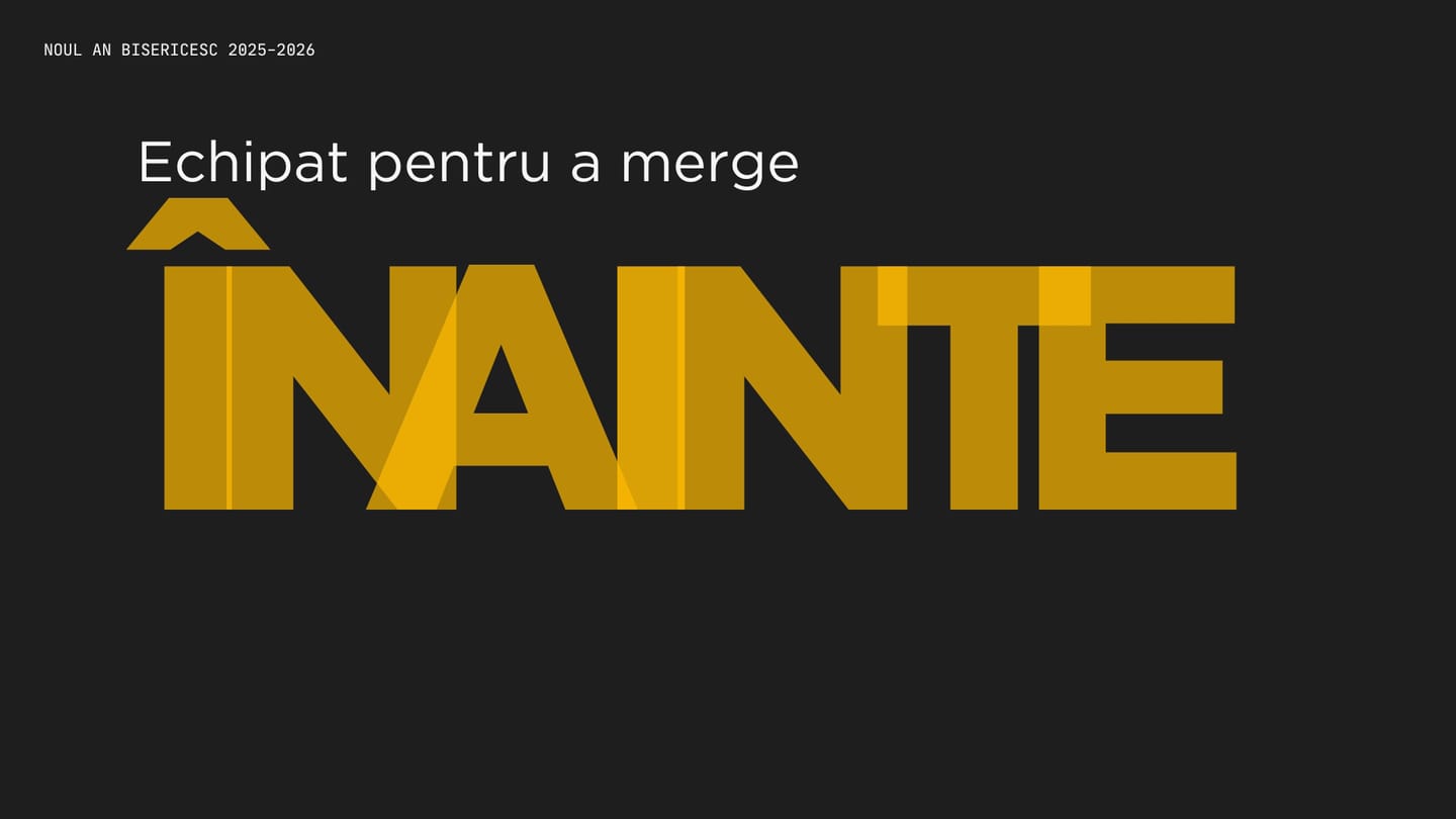 Echipat pentru a merge #înainte