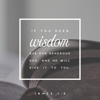 James 1:5 If any of you lacks wisdom, let him ask of God, who gives to all liberally and without reproach, and it will be given to him. | New King James