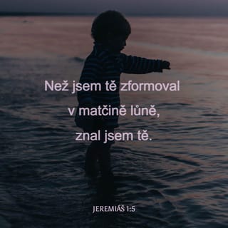 Jeremias 1 5 Nez Jsem Te Zformoval V Matcine Lune Znal Jsem Te Jeste Nez Jsi Prisel Na Svet Posvetil Jsem Te Narodum Ucinil Jsem Te Prorokem Bible 21 B21 Stahnete Si Aplikaci Bible