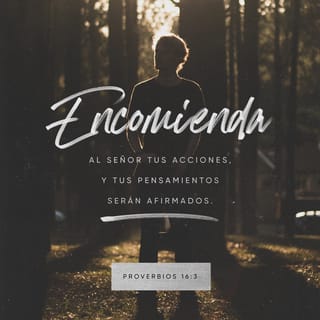 Proverbios 16:3 Encomienda a Jehová tus obras, Y tus pensamientos ...