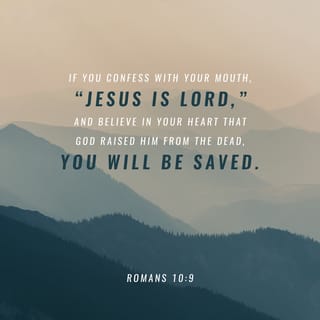 Romans 10:9-10 The earlier revelation was intended simply to get us ready  for the Messiah, who then puts everything right for those who trust him to  do it. Moses wrote that anyone