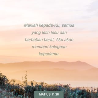 Matius 11 28 30 Day 1 Sabda Bagi Anda Youtube