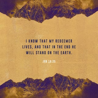 Job 19:25-27 For I Know That My Redeemer Liveth, And That He Shall Stand At  The Latter Day Upon The Earth: And Though After My Skin Worms Destroy This  Body, Yet In