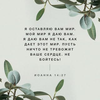 От Иоанна 14:27 Я Оставляю Вам Мир. Мой Мир Я Даю Вам, Но Не Так.