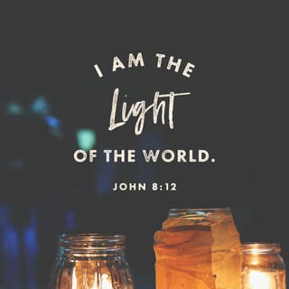 John 8:12 Then spake Jesus unto them, saying, I am the light of the world: that me shall not in darkness, but shall have the light of life.