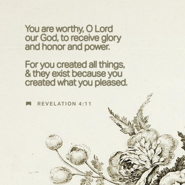 Verse of the Day — Revelation 4:11