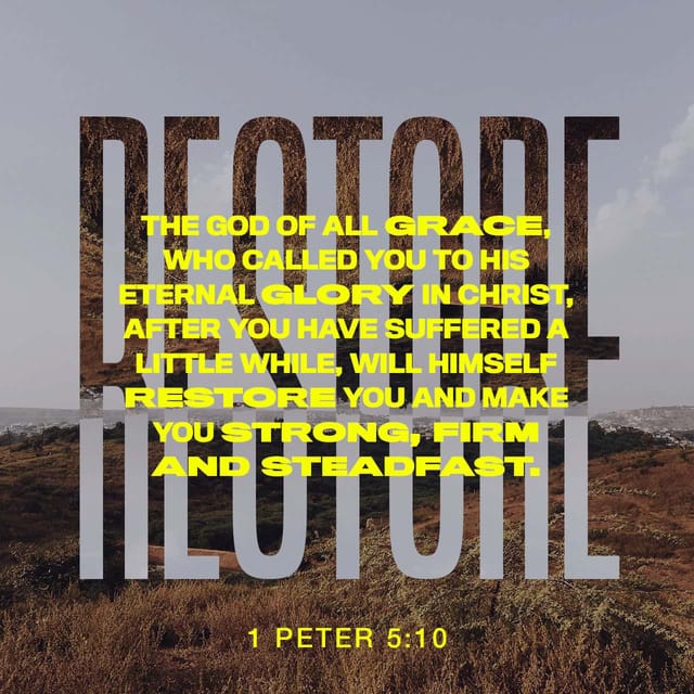 Verse of the Day - 1 Peter 5:10 (NIV)