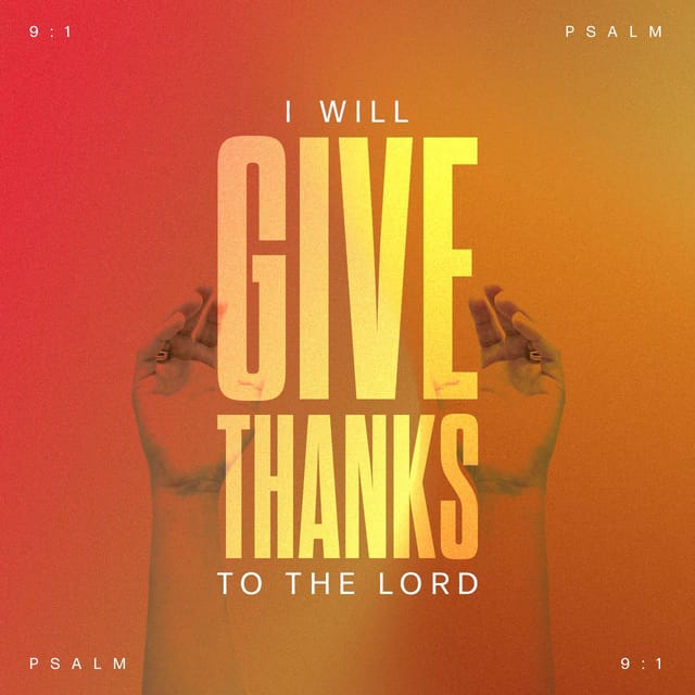 YouVersion image for Psalms 9:1