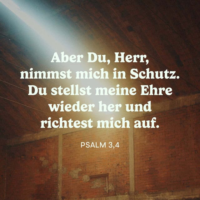 Psalm 33 HFA; und spotten »Der ist erledigt! Auch Gott wird ihm nicht