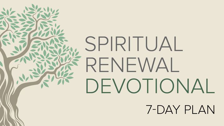 NIV Spiritual Renewal Study Bible Plan
