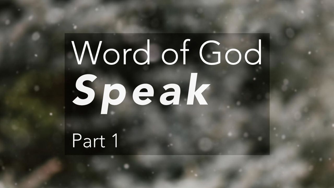 God speak