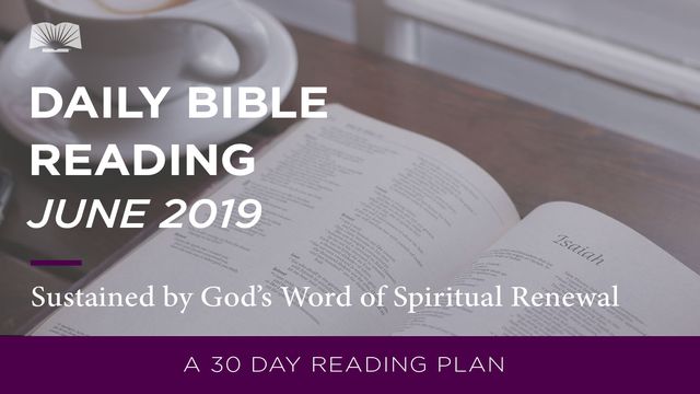 Daily Bible Reading — Sustained By God’s Word Of Spiritual Renewal ...