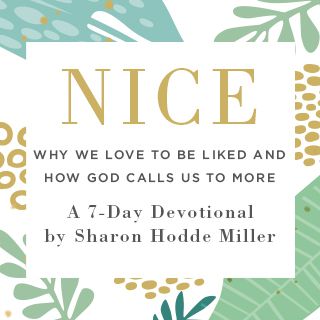 Nice: Why We Love to Be Liked and How God Calls Us to More: Sharon