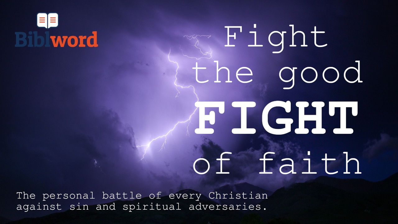 Fighting with faith!