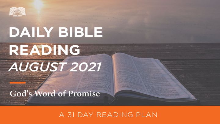 Daily Bible Reading – August 2021: God’s Word of Promise