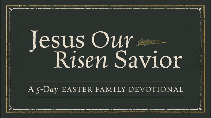 Jesus, Our Risen Savior: An Easter Family Devotional