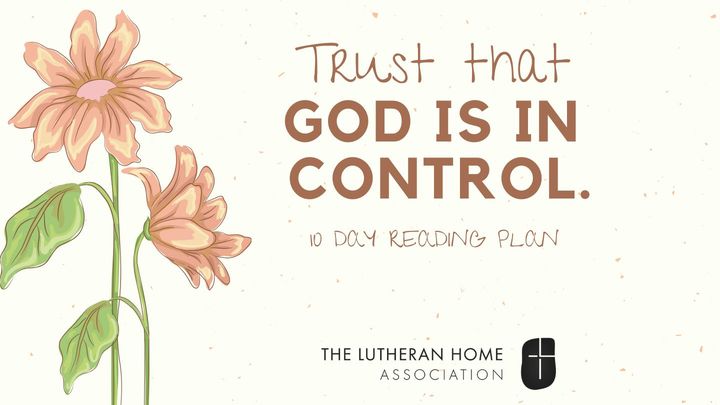 Trust That God Is in Control.