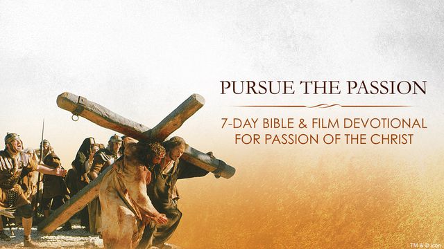 beginning scripture of the passion of christ movie