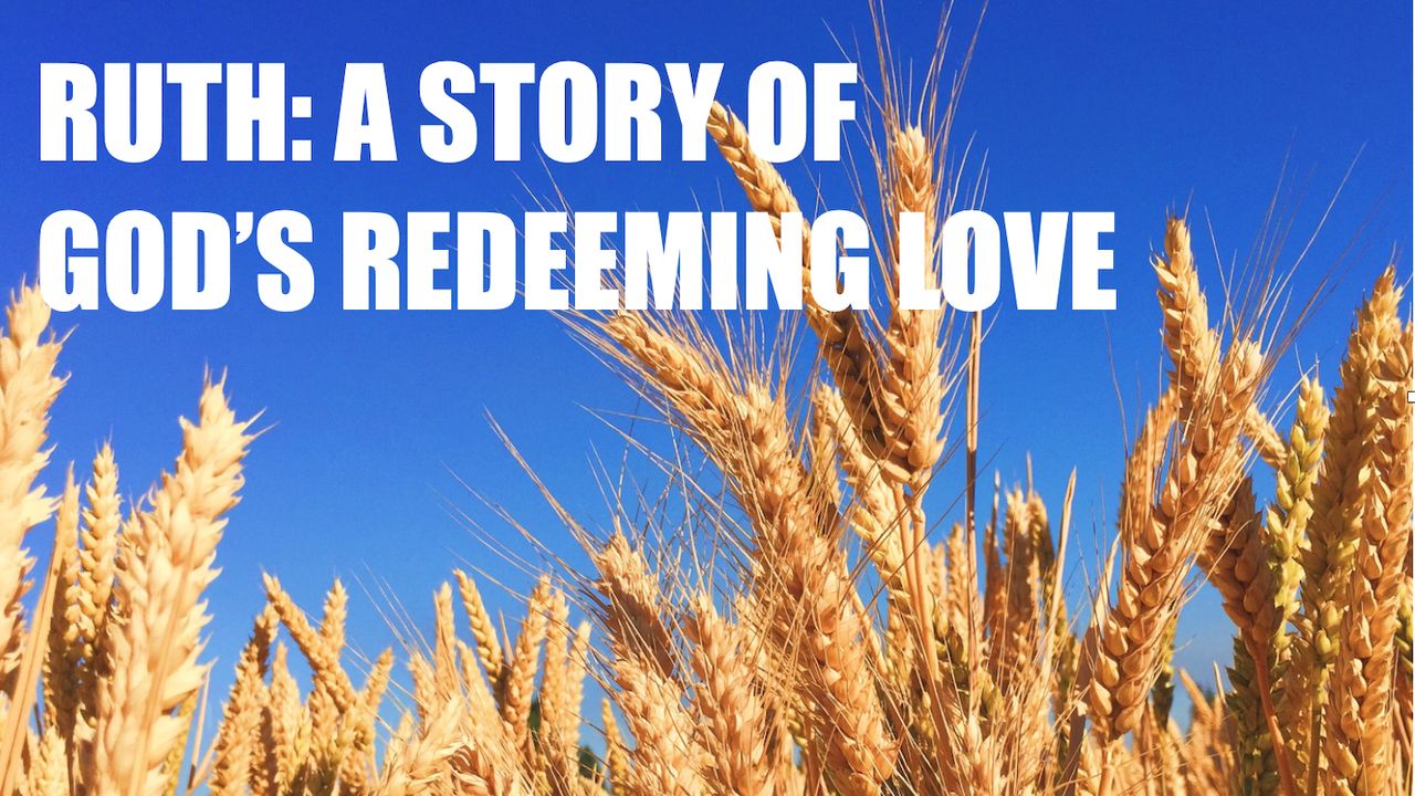 Ruth A Story Of Gods Redeeming Love Day 1 Of 7