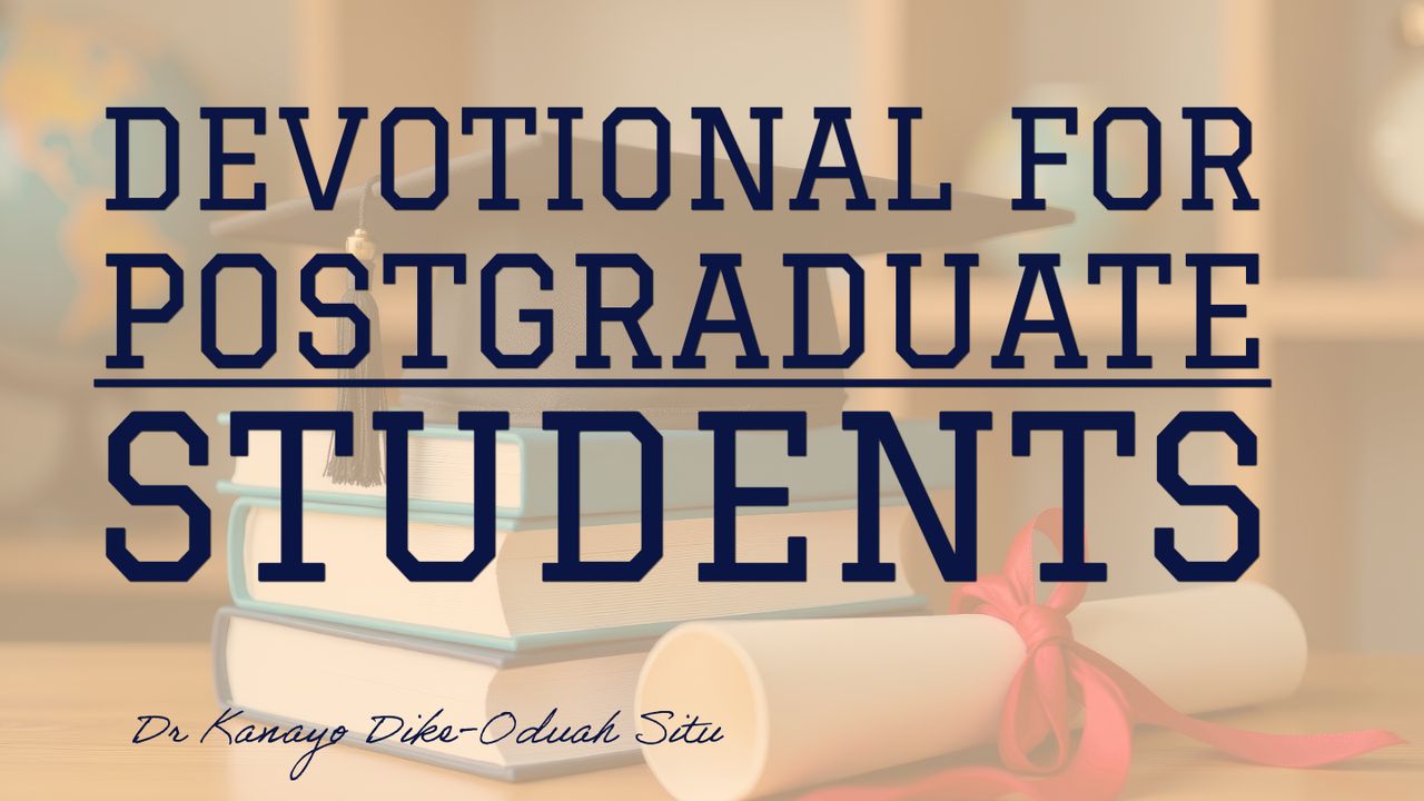 Devote Study Devotional for Postgraduate Students